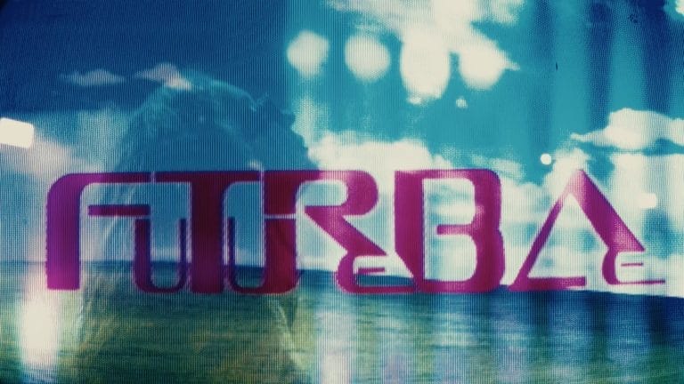 Logo von Futurbae in einem Retro Stil.